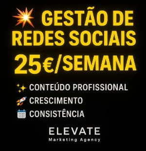Gestão de Redes Sociais por 25 euros por semana